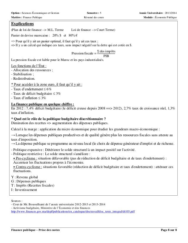 finance publique maroc pdf